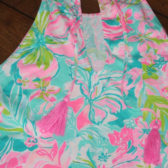 Lilly Pulitzer Margot Swing Dress in Hot On The Scene Size Medium Pima Cotton - Picture 3 of 6